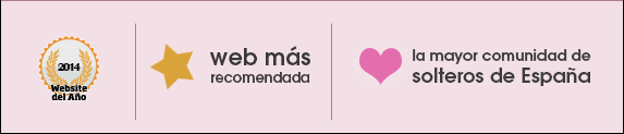 2014 website del año - Web más recomendada - La mayor comunidad de solteros de España